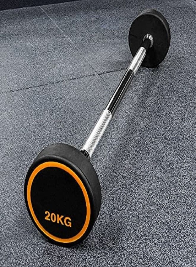 ULTIMAX Fixed Barbell Weight Bar Workout Equipment for Gym Training-20kg - Image 2