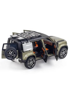 Toyland 1:24 Scale Die-Cast SUV Model with Lights, Sounds & Pull-Back Action – Opening Doors & Detailed Interior  - Image 2