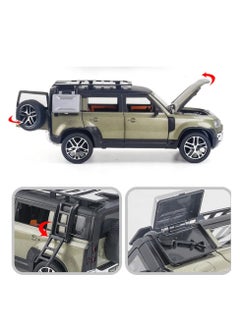 Toyland 1:24 Scale Die-Cast SUV Model with Lights, Sounds & Pull-Back Action – Opening Doors & Detailed Interior  - Image 3
