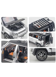 Toyland 1:24 Scale Die-Cast SUV Model with Lights, Sounds & Pull-Back Action – Opening Doors & Detailed Interior  - Image 4
