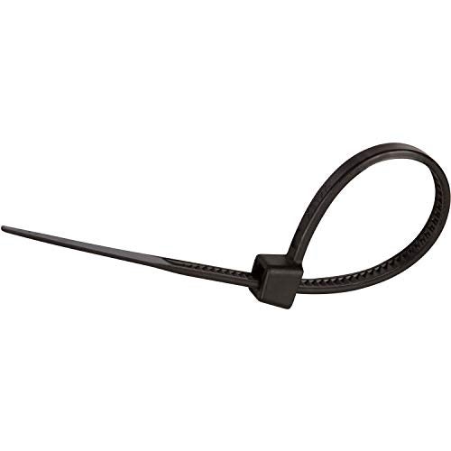 Morris Products Ultraviolet Black Nylon Cable Ties – 3 Inch Length –Heavy Duty, 18-Pound Tensile Strength – 0.71 Max Bundle Diameter - Cable Organization– UV Safe, UL Approved – Pack of 100 - Image 2