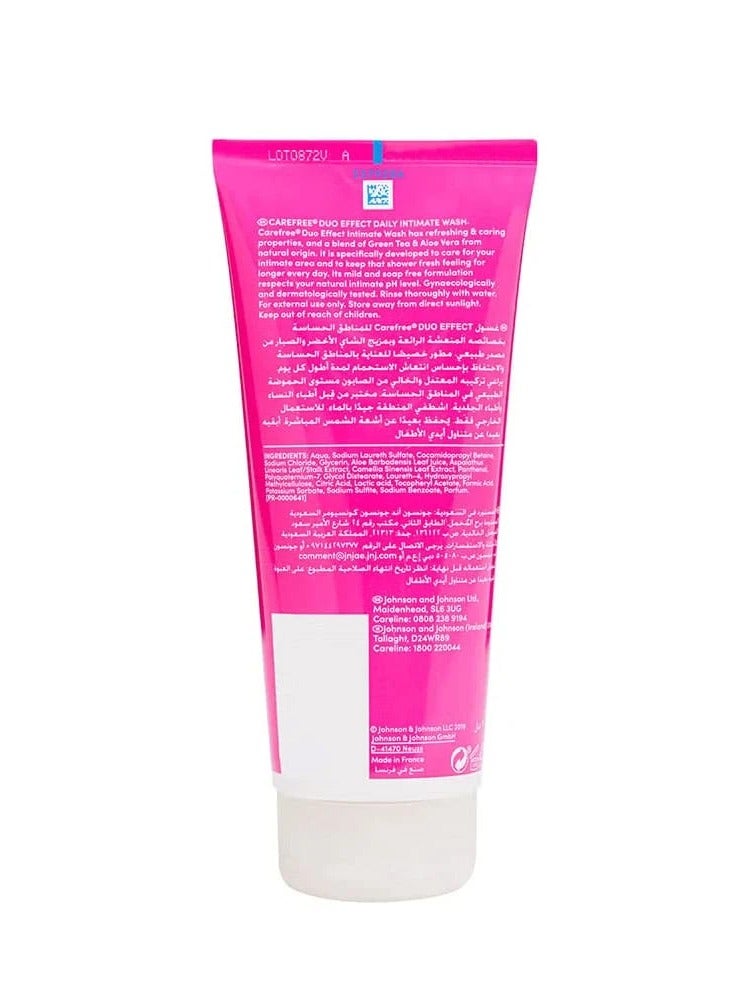 Carefree Daily Intimate Wash with Green Tea and Aloe Vera - Image 2
