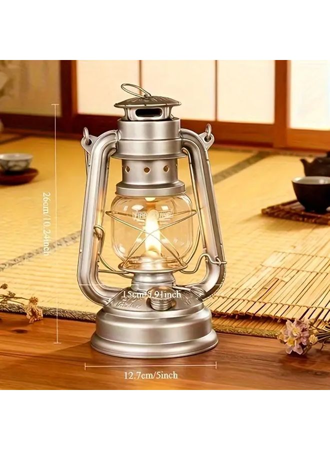 فينتاج مصباح كيروسين محمول للجيش باللون الأخضر زيتي للتخييم والتنزه وحالات الطوارئ - Image 5