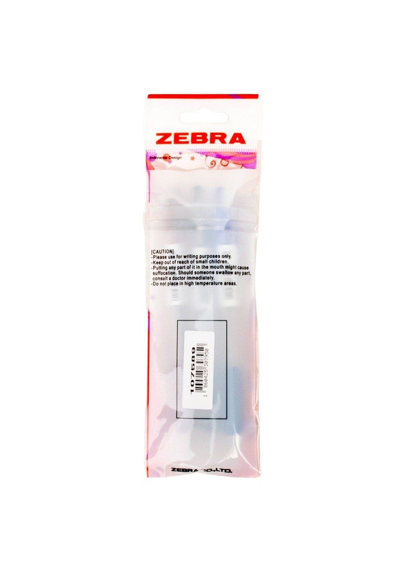 ZEBRA Sararsa Pen 0.5mm, for Writing , Sketching , Drawing , Note-Taking , Pack of 3 Colors  - Image 2