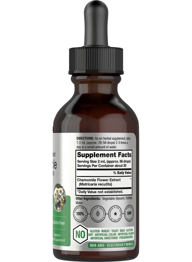 Horbäach Chamomile Extract Liquid | 2 fl oz | Alcohol Free | Vegetarian, Non-GMO, Gluten Free Tincture | by Horbaach - Image 2