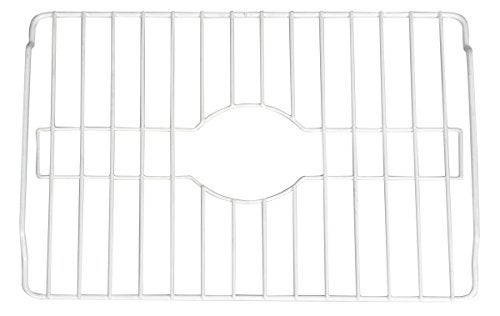 SOFINNI Sink Protectors for Kitchen Sink Bottom with White Coating Grate Insert Grid Sink Bowl Drying Rack Steel Small (10.5" x 12.5") - Image 3