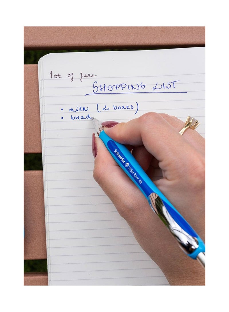 Schneider قلم حبر جاف 1 قطعة سلايدر ريف XB طرف عريض إضافي حبر أزرق - Image 5