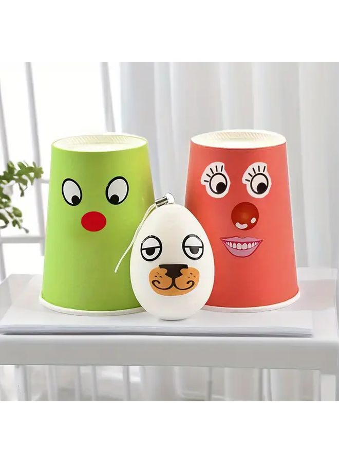 1 Roll of 1000 Self Adhesive Eye Sticker Labels for DIY Crafts - Image 2