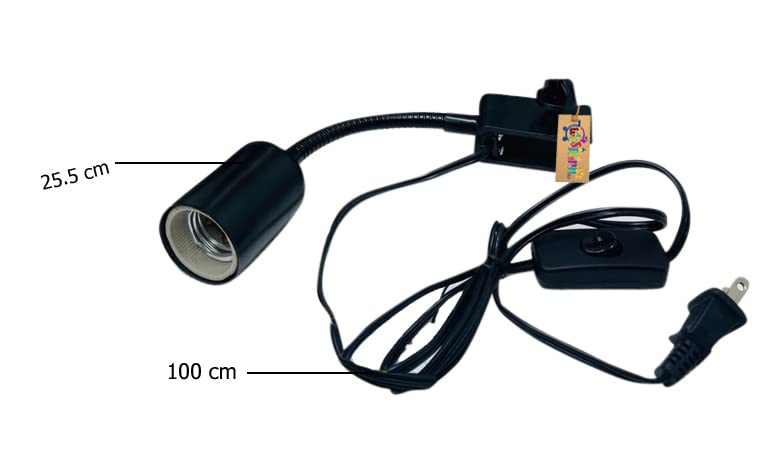 Western Era Reptile Heating Lamp, UVA UVB Lighting Lamp with Anti-hot Cage Light Holder for Reptiles, Lizards, Turtle, Snakes, Aquarium - Image 3