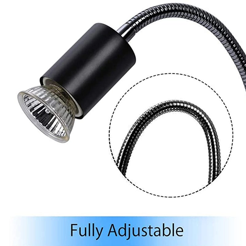 Western Era Reptile Heating Lamp, UVA UVB Lighting Lamp with Anti-hot Cage Light Holder for Reptiles, Lizards, Turtle, Snakes, Aquarium - Image 2