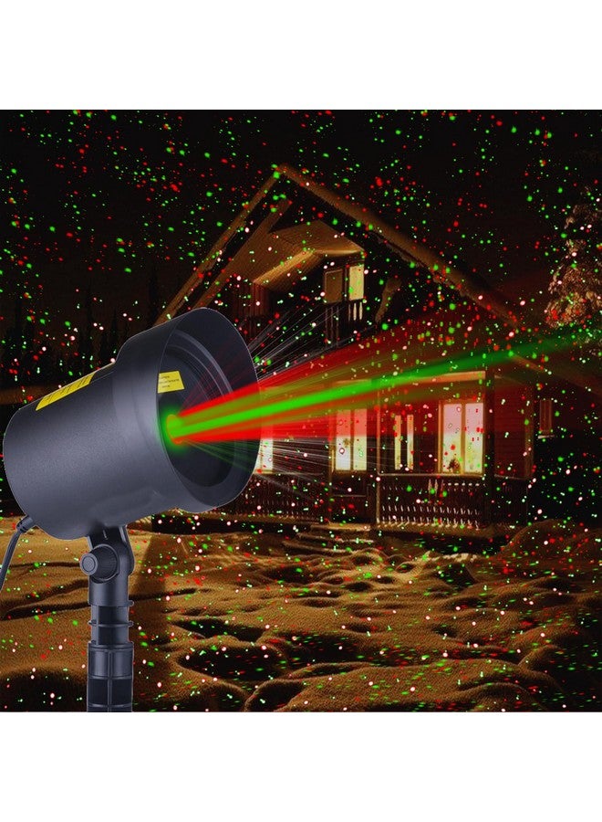 Fisca Laser Christmas Projector Lights Outdoor, Waterproof Red and Green Star Lights Projector Decoration for Christmas Indoor Holiday Birthday Party - Image 1
