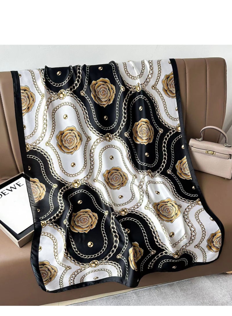 SYOSI Spring and summer fashion print shawls Women's beach scarves