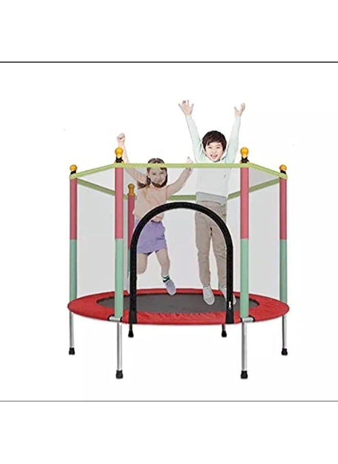 Generic - Children's Net Pad Trampoline with Enclosure - Support 200kg - Image 1