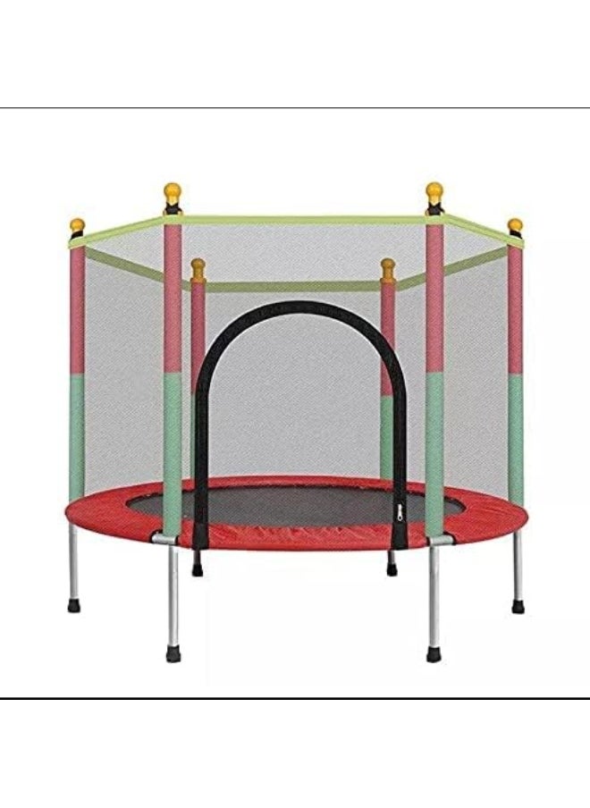 Generic - Children's Net Pad Trampoline with Enclosure - Support 200kg - Image 1
