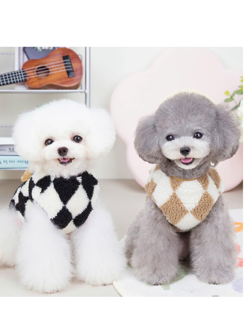 Excefore Cute Dog Coat For Winter,Super Soft Dog Winter Warm Coat, Pet Sweatshirt Jacket for Cold Wheather for Small Medium Dog Cat Clothes Apparel (Black,M )  - Image 4