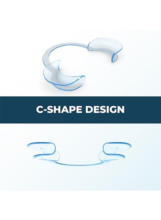 YJ 10 Piece Opener Dental Cheek Lip Retractor for Mouth Guard Blue 0.04kg, Blue, Large, Medium, Small Three Models - Image 2