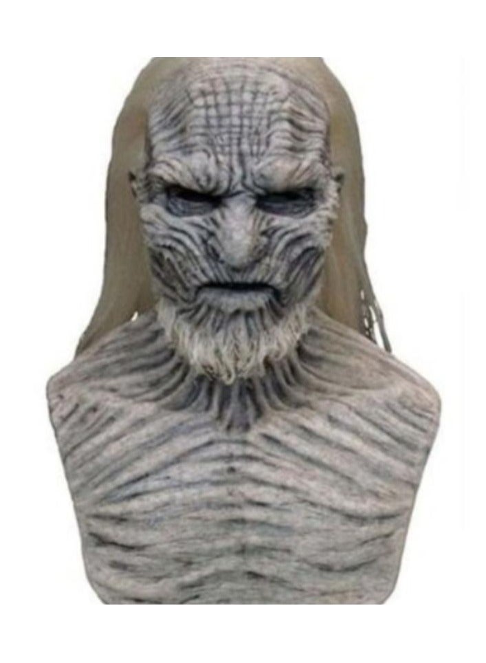 KUYING Long Haired Night King Halloween Face Mask 
