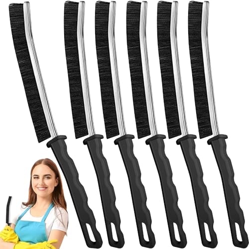 AUDELN Crevice Cleaning Brush,New Multifunctional Cleaning Brush Tool, Bathroom Gap Brush, Home, Kitchen, Bathroom, Window, Vehicle, Faucets, Toilet,6Pcs - Image 1