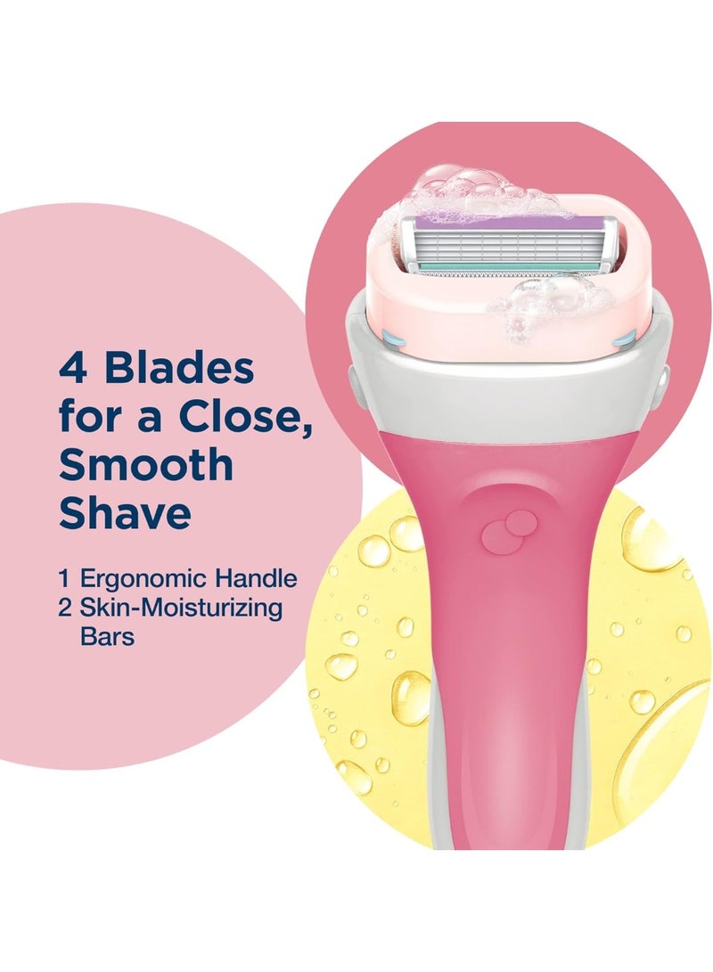 Schick Intuition Lemon Berry Breeze Razors For Women - Image 3