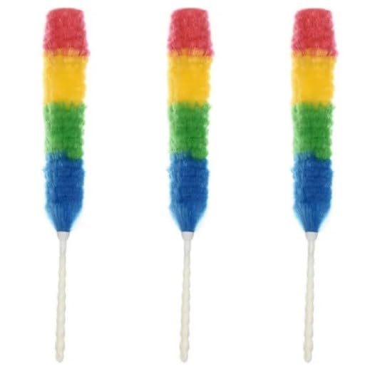 Rainbow Staticfibre Duster Static Cleaning Tool 3 Pack - Image 1