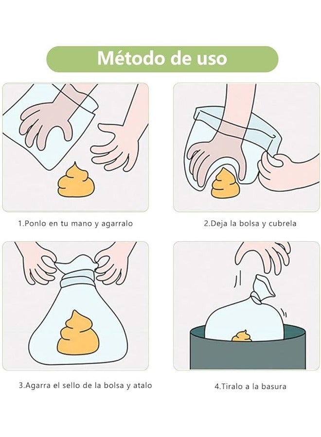 ZCM-HAPPY 20 PCS Rolls of Elegant Pets Disposable Large Biodegradable Leak Proof Bags - Image 3