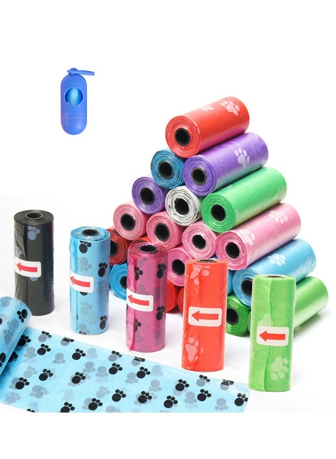 ZCM-HAPPY 20 PCS Rolls of Elegant Pets Disposable Large Biodegradable Leak Proof Bags - Image 1