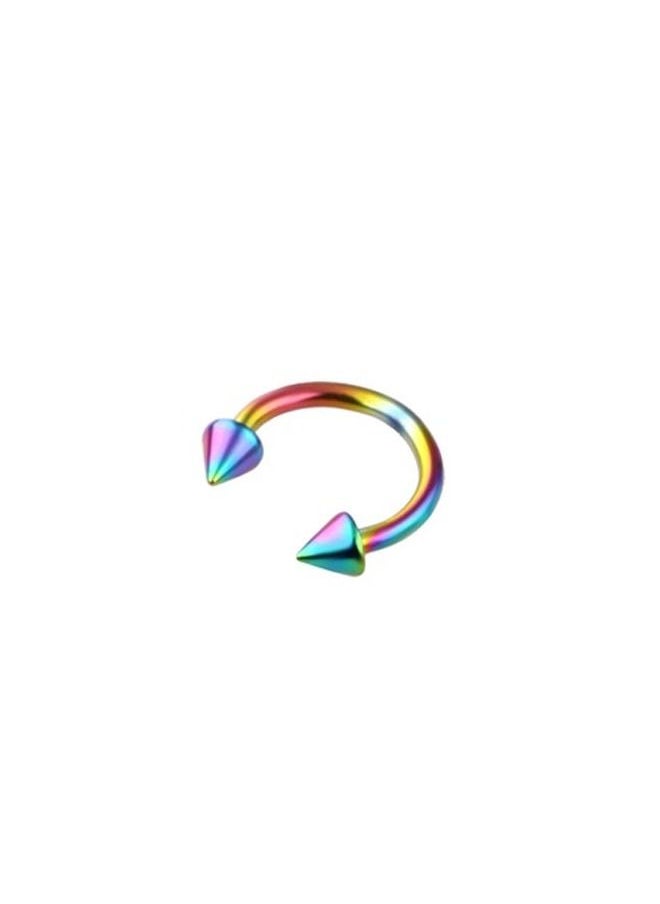 Generic - Fashionable spherical nose ring with horseshoe design to decorate the nose made of stainless steel - Image 1