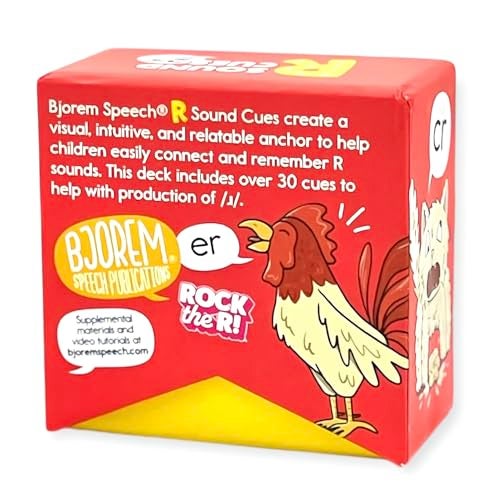 Bjorem Speech R Sound Cues Second Edition Speech Therapy Cards for Kids Visual Auditory Cueing for R Sound Remediation and Generalization - Image 5