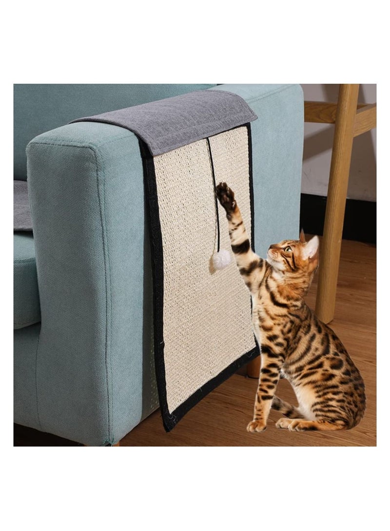 SYOSI SYOSI, Cat Scratching Mat Sofa Furniture Protector, Natural Sisal Cat Scratching Pad, Couch Cover Guard, Cat Grinding Claw Toy  - Image 1