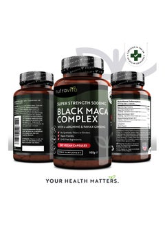 Nutravita Maca Root Capsules 5000mg (High Strength) – 180 Vegan capsules  - Image 3