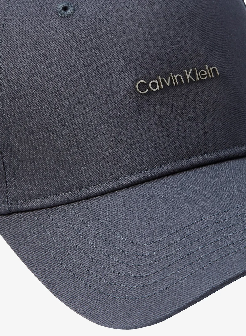 Calvin Klein Turbulence Metal Logo Twill Baseball Cap  | Best Price UAE