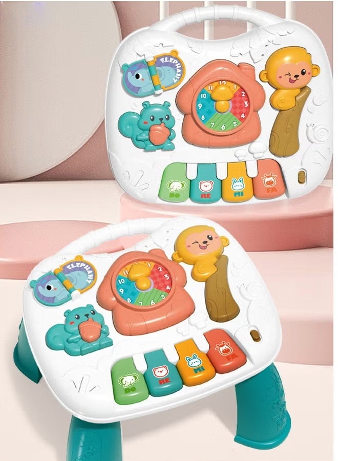 Musical Toys   Baby Toys (6-12 Months) Baby Activity Table, Sensory Toys (1-3 Years Old) Toddler Activity Center Children's Birthday Gift Children's Multifunctional Educational Toy (pink)  - Image 3