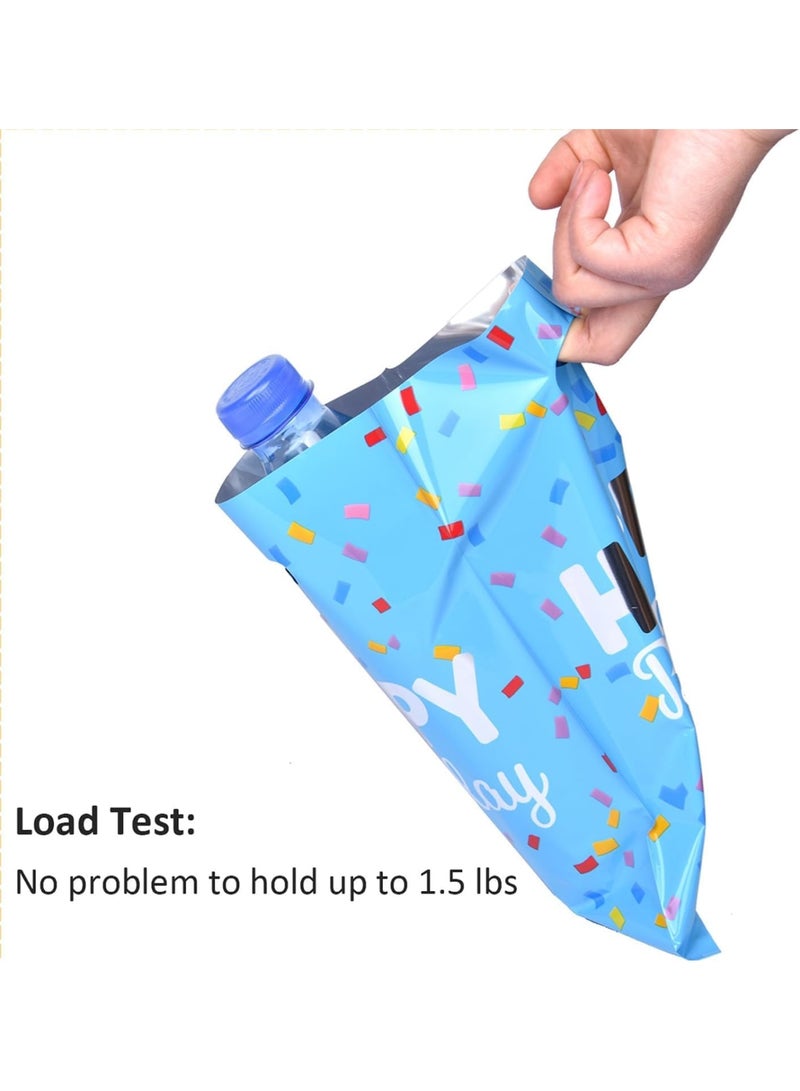 SYOSI Party Favor Bags, 50pcs Assorted Color Goodie Gift Bags for Kids Birthday Parties, Durable Small Treat Bags for Candy Toys and Party Favors, 17x25 cm, Ideal for Girls and Boys Birthday Celebrations - Image 3