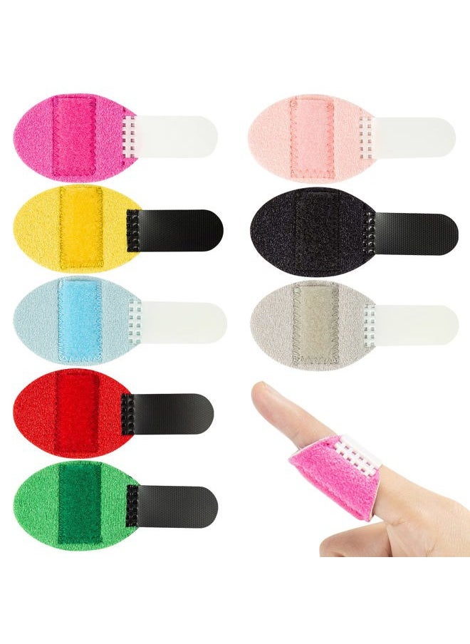 Ponpon 8pcs Finger Splint Adjustable Trigger Finger Splints Finger Brace Index Finger for Broken Finger, Arthritis, Injured Finger  - Image 1
