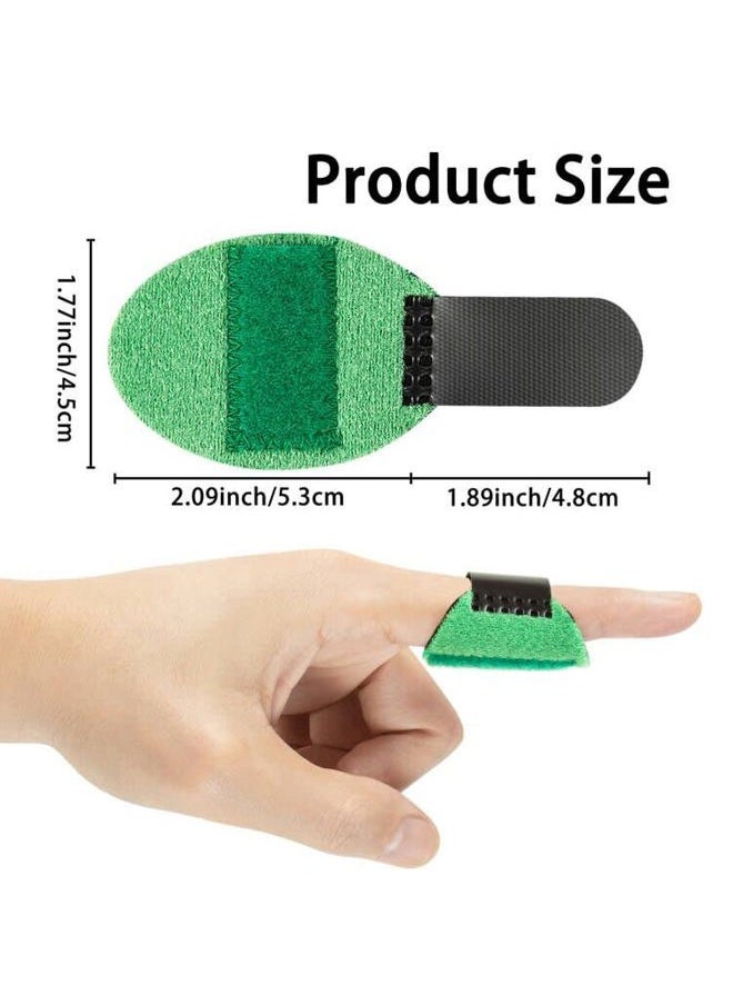Ponpon 8pcs Finger Splint Adjustable Trigger Finger Splints Finger Brace Index Finger for Broken Finger, Arthritis, Injured Finger  - Image 2
