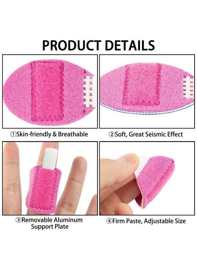 Ponpon 8pcs Finger Splint Adjustable Trigger Finger Splints Finger Brace Index Finger for Broken Finger, Arthritis, Injured Finger  - Image 4