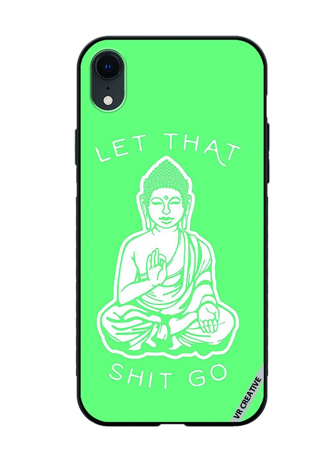 VR CREATIVE Protective Case Cover For Apple iPhone XR Let That Shit Go Design Multicolour - Image 1