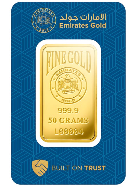 50g Gold Bar Fine Gold 999.9 Purity - WITH INVOICE