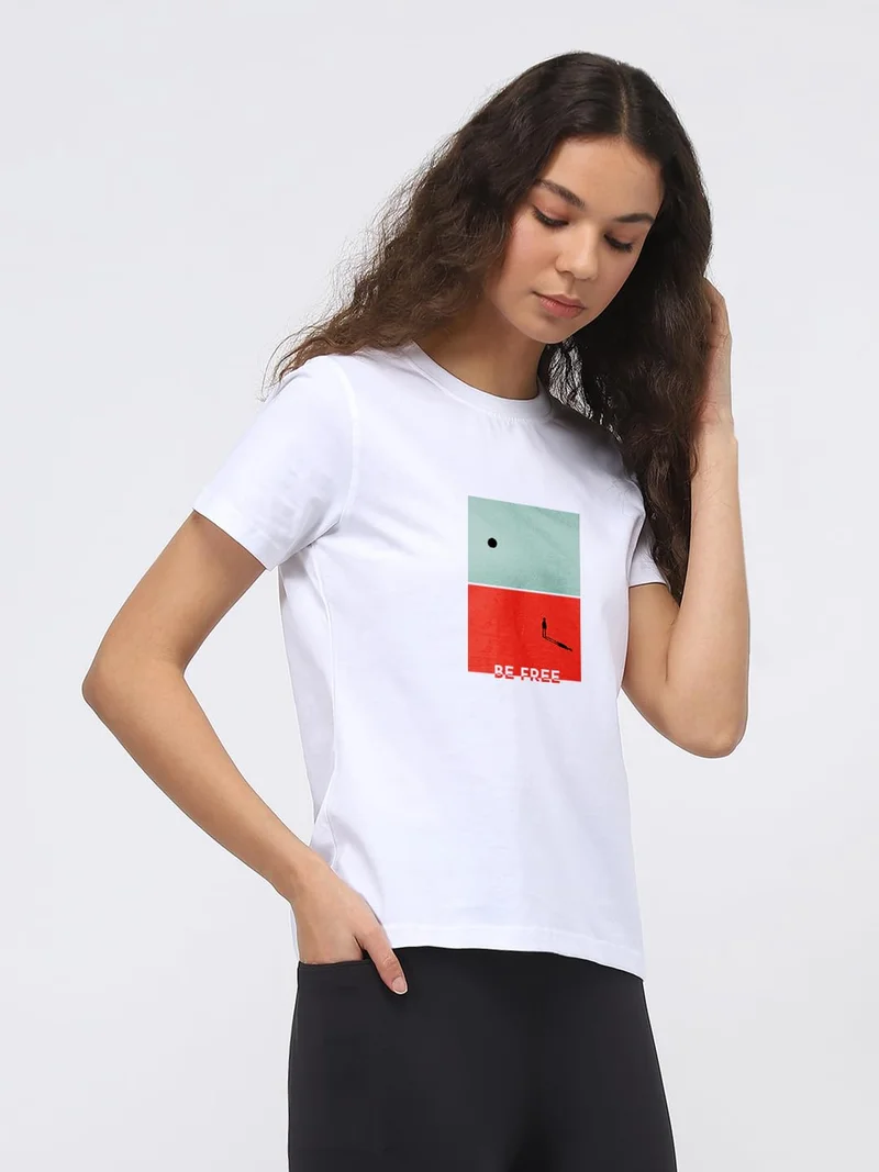 نوبيرو Graphic Print T-Shirt for Women