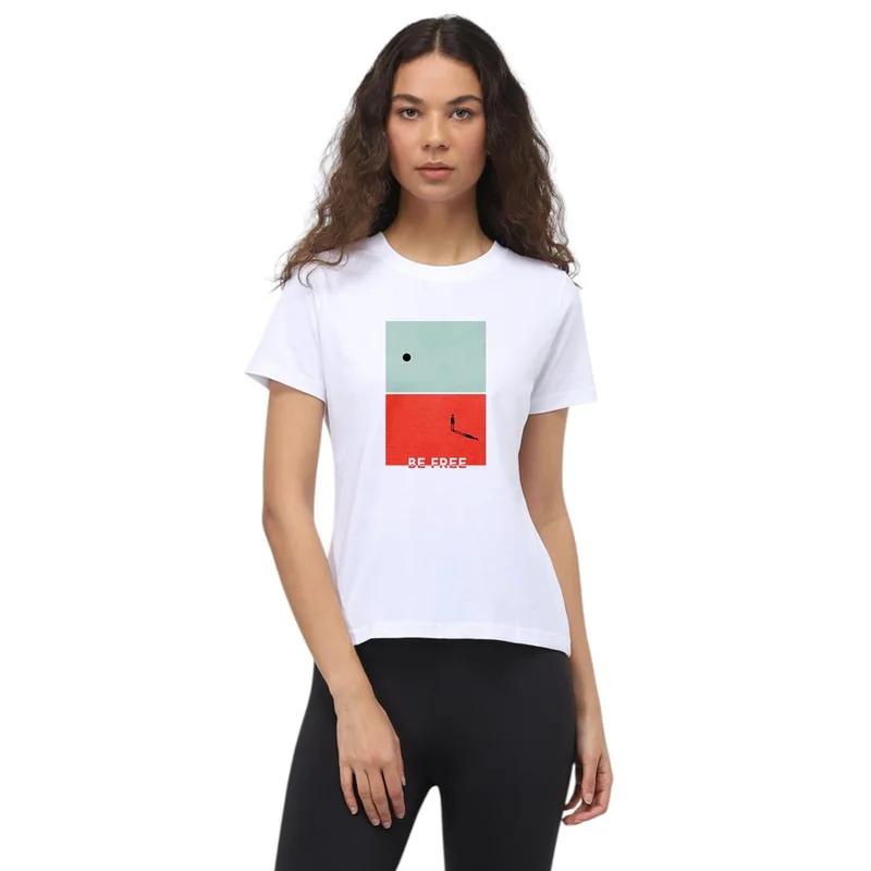نوبيرو Graphic Print T-Shirt for Women