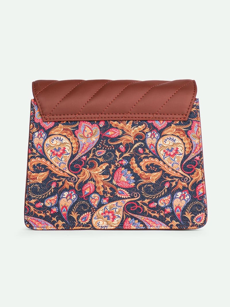 ZOUK حقيبة كتف بسحاب مغلق من الجلد النباتي للنساء والفتيات - Image 5