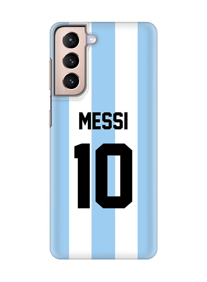 Stylizedd Slim Cover for Samsung Galaxy S21 Plus 5G Case Snap Classic Series Mobile Cover Hard PC Shield Matte Finish Print -Argentina-Player-Messi - Image 1