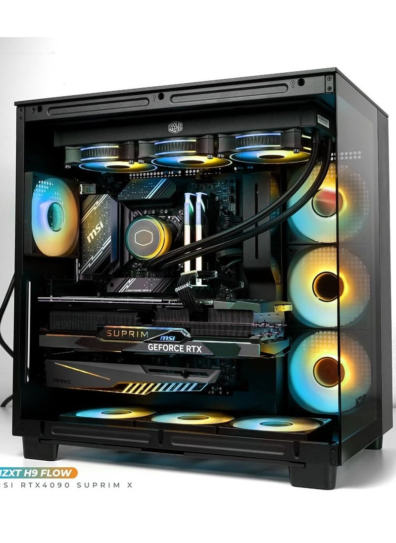 NANOTECH - Wrathbringer Gaming PC - Intel Core Ultra 7 265KF Processor, 20-Cores & 20-Threads, Z890 Motherboard, DDR5 64GB (2*32) Ram, 2TB Gen 4.0*4 NVMe M.2 SSD, Nvidia GeForce RTX 5080 16GB GDDR7 Graphics Card, 3 Fan AIO Liquid Cooler, 1000W 80 Plus Gold Power Supply, Windows 11 Pro | Wi-Fi - Image 1