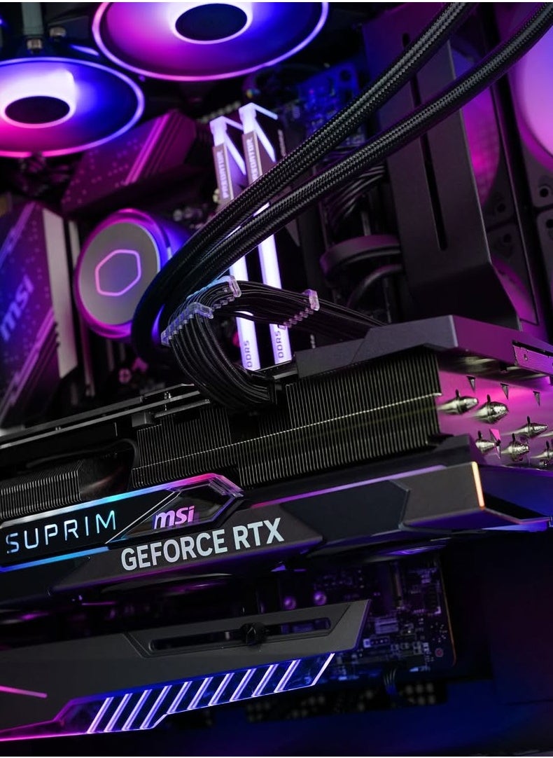 NANOTECH - Wrathbringer Gaming PC - Intel Core Ultra 7 265KF Processor, 20-Cores & 20-Threads, Z890 Motherboard, DDR5 64GB (2*32) Ram, 2TB Gen 4.0*4 NVMe M.2 SSD, Nvidia GeForce RTX 5080 16GB GDDR7 Graphics Card, 3 Fan AIO Liquid Cooler, 1000W 80 Plus Gold Power Supply, Windows 11 Pro | Wi-Fi - Image 1