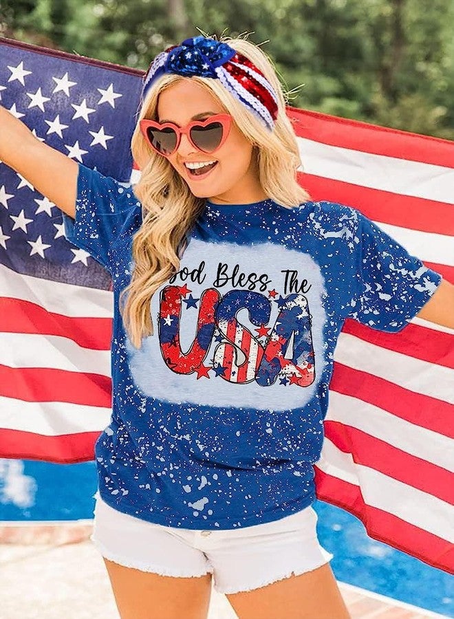 سيالكسهيني مجموعة عصابات رأس CEALXHENY لعيد الاستقلال الأمريكي، عصابات رأس حمراء وبيضاء وزرقاء مزينة بالترتر، عصابة رأس وطنية مزينة بعلم الولايات المتحدة الأمريكية، إكسسوارات شعر لعيد الاستقلال، ملابس وهدايا لعيد الذكرى. - Image 3