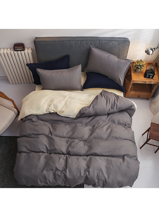 Sharpdo 4-Pcs Duvet Cover Set, Modal Quilt Cover Set, Bedding Set without Core, with 1 Quilt Cover (200 * 230cm) 1 Sheet and 2 Pillowcases, King Bed - Image 2