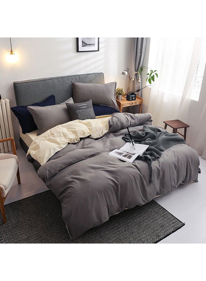 Sharpdo 4-Pcs Duvet Cover Set, Modal Quilt Cover Set, Bedding Set without Core, with 1 Quilt Cover (200 * 230cm) 1 Sheet and 2 Pillowcases, King Bed - Image 5