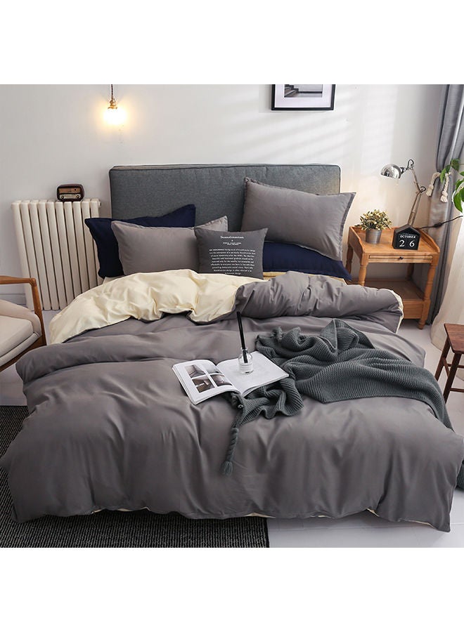 Sharpdo 4-Pcs Duvet Cover Set, Modal Quilt Cover Set, Bedding Set without Core, with 1 Quilt Cover (200 * 230cm) 1 Sheet and 2 Pillowcases, King Bed - Image 3