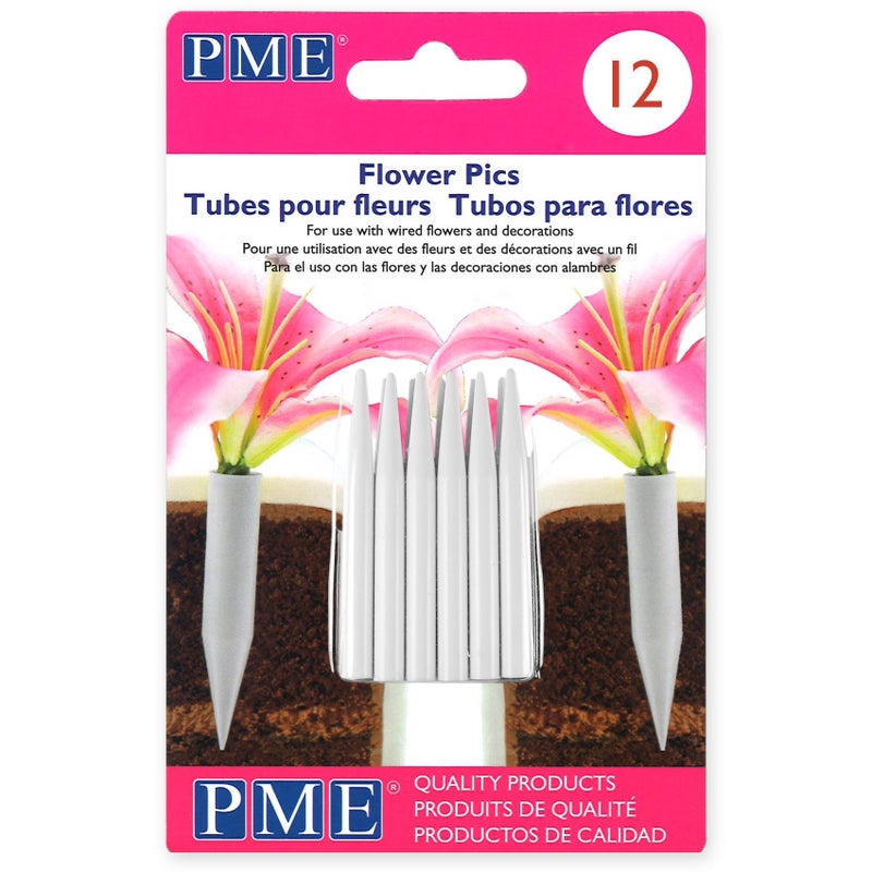 PME Small Flower Pics Pack of 12