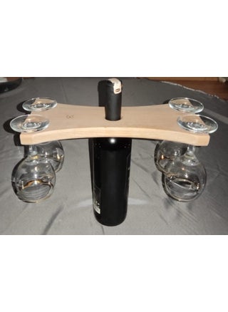 Decorative Wooden Wine Rack Beech - pzsku/ZADAFD5D38863DE9A5494Z/45/_/1741612081/92387fff-8c49-4630-95b7-d987e3950157